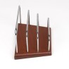 Teakhouten Mid-Century Deense brievenhouder