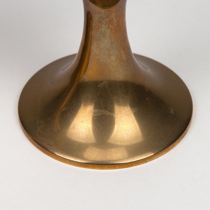 Set of Mid-Century brass candlesticks