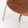 Plywood Mid-Century Deense teakhouten stoel