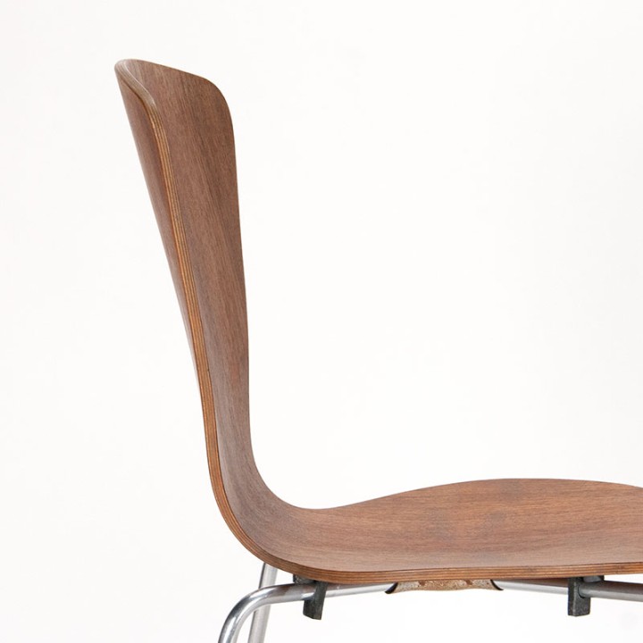 Plywood Mid-Century Danish teak chair
