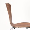 Plywood Mid-Century Deense teakhouten stoel