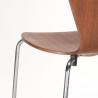 Plywood Mid-Century Danish teak chair
