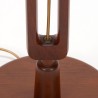 Mid-Century teak floor lamp with a special shape