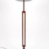 Mid-Century teak floor lamp with a special shape