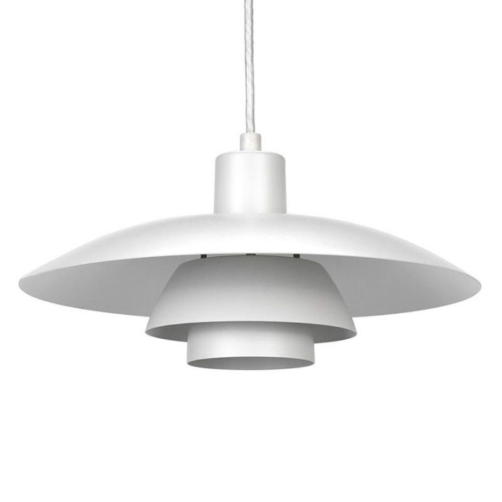 Wit vintage model PH 4/3 hanglamp met diffuser