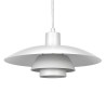 White vintage model PH 4/3 pendant lamp with diffuser