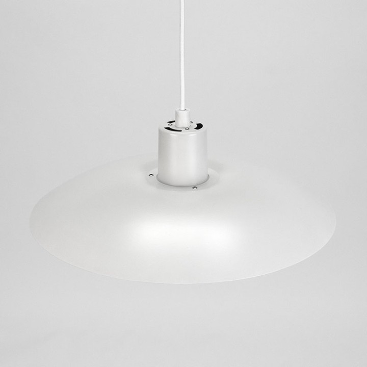 Wit vintage model PH 4/3 hanglamp met diffuser