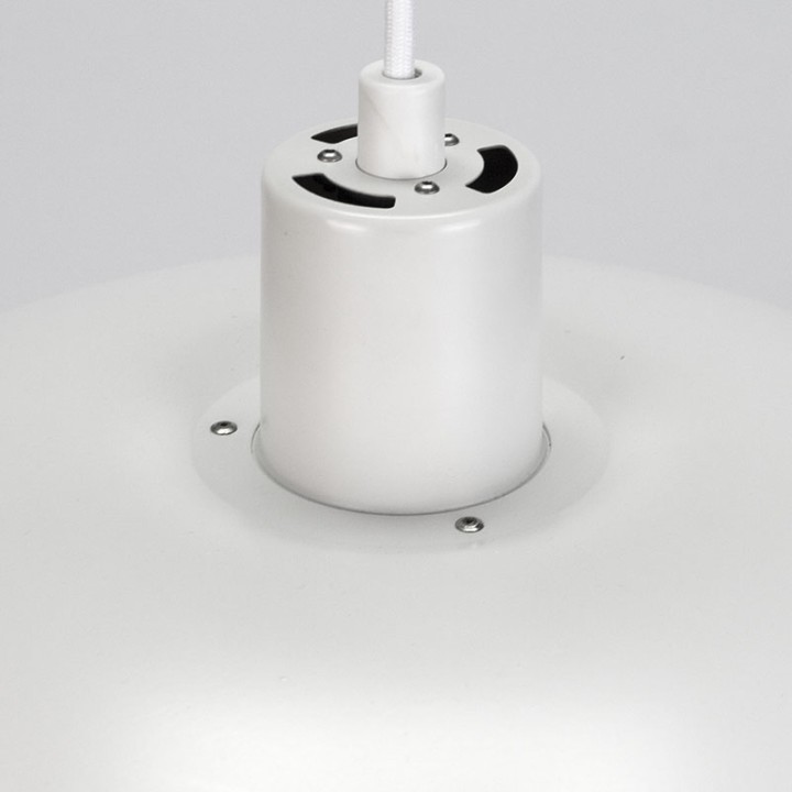 White vintage model PH 4/3 pendant lamp with diffuser