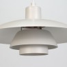 White vintage model PH 4/3 pendant lamp with diffuser