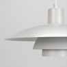 Wit vintage model PH 4/3 hanglamp met diffuser