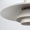 Wit vintage model PH 4/3 hanglamp met diffuser