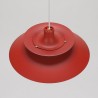 Rood vroeg Mid-Century model PH 5 van Poul Henningsen