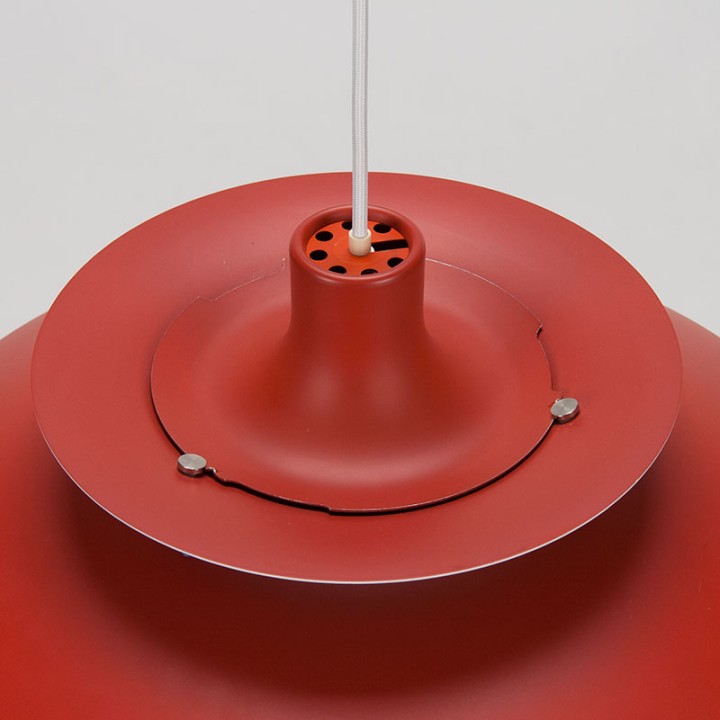 Red early Mid-Century model PH 5 by Poul Henningsen