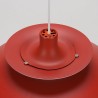 Rood vroeg Mid-Century model PH 5 van Poul Henningsen