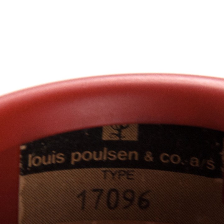 Rood vroeg Mid-Century model PH 5 van Poul Henningsen