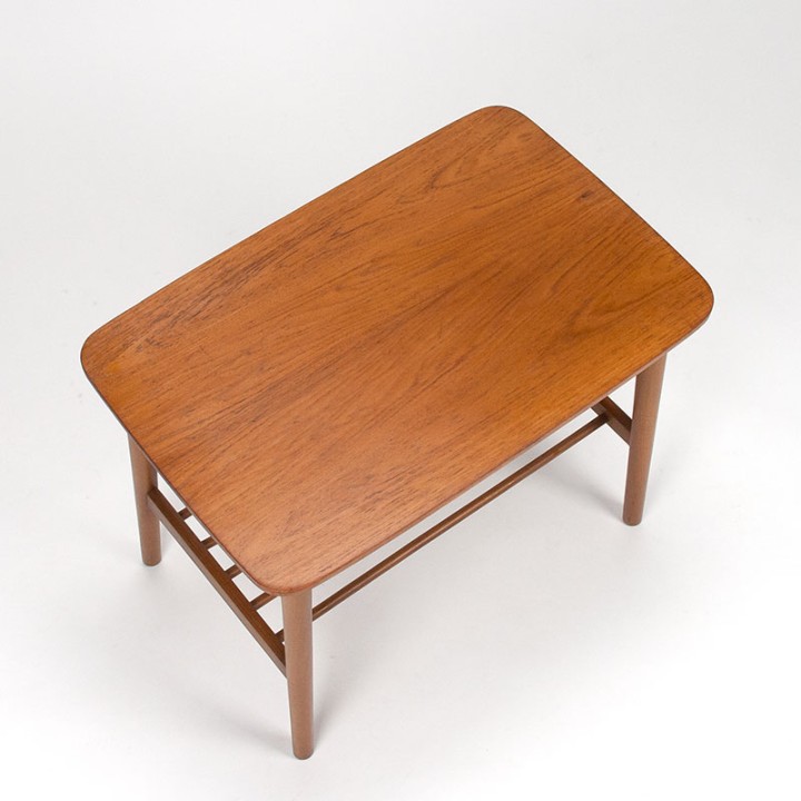 Danish vintage side table with reading section