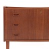Wide chest of drawers Danish Mid-Century vintage model