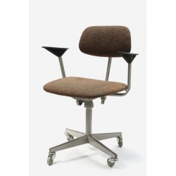 Friso Kramer drawing table chair brown...