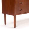 Brede ladekast Deens Mid-Century vintage model