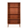 Teakhouten Deense Mid-Century vintage boekenkast