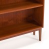 Teakhouten Deense Mid-Century vintage boekenkast