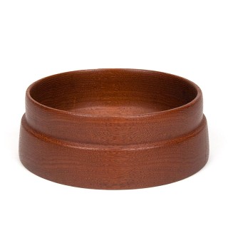 Small model vintage teak serving bowl