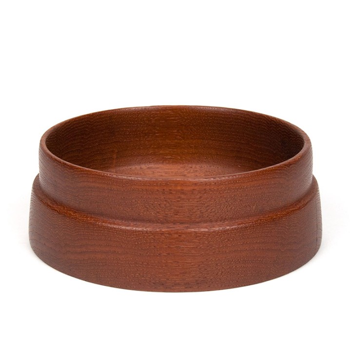 Small model vintage teak serving bowl