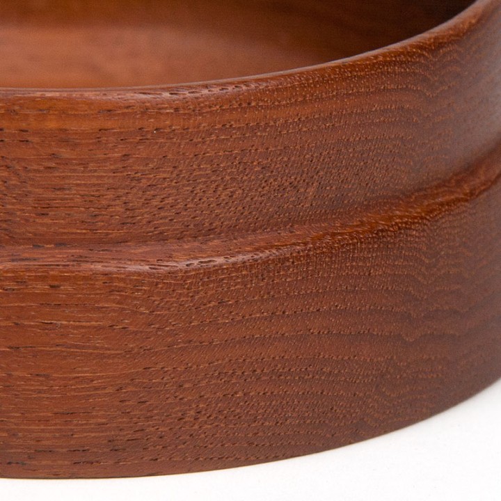 Small model vintage teak serving bowl