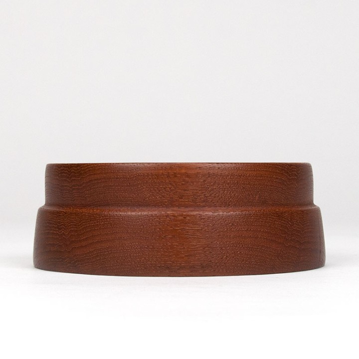 Klein model vintage teakhouten serveerschaaltje