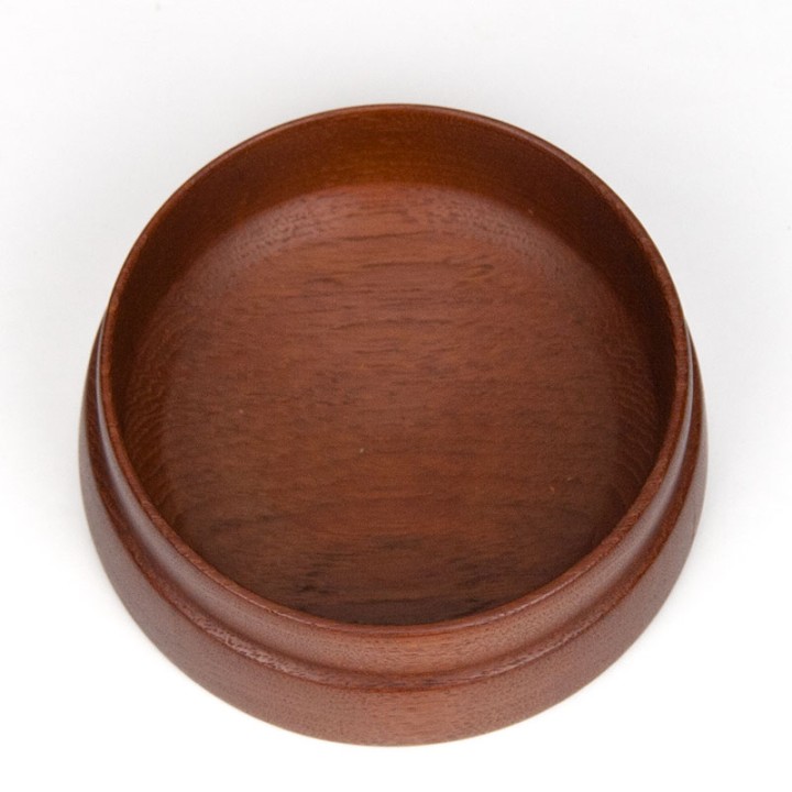 Small model vintage teak serving bowl
