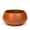 Groot model teakhouten Mid-Century serveer- en/ of saladeschaal