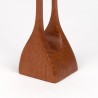 Mid-Century teak sculpture of a heron