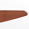 Danish teak organically shaped vintage small wall shelf