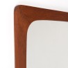 Deense vintage Mid-Century spiegel met klein plankje