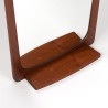 Danish vintage Mid-Century mirror with small shelf