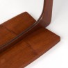 Danish vintage Mid-Century mirror with small shelf