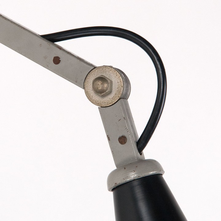 Mid-century Panama wandlamp ontwerp Wim Rietveld voor Gispen