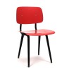 Friso Kramer Mid-Century industrial Revolt chair red/ pink