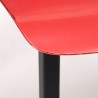Friso Kramer Mid-Century industrial Revolt chair red/ pink