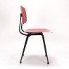 Friso Kramer Mid-Century industrial Revolt chair red/ pink