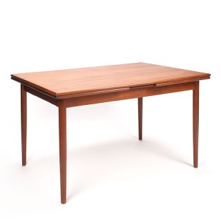 Danish extendable teak Mid-Century dining table
