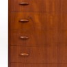 Teak large model Danish Mid-Century vintage dresser