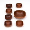 Peanut set in teak vintage 1960s