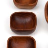 Peanut set in teak vintage 1960s
