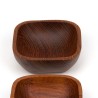Peanut set in teak vintage 1960s