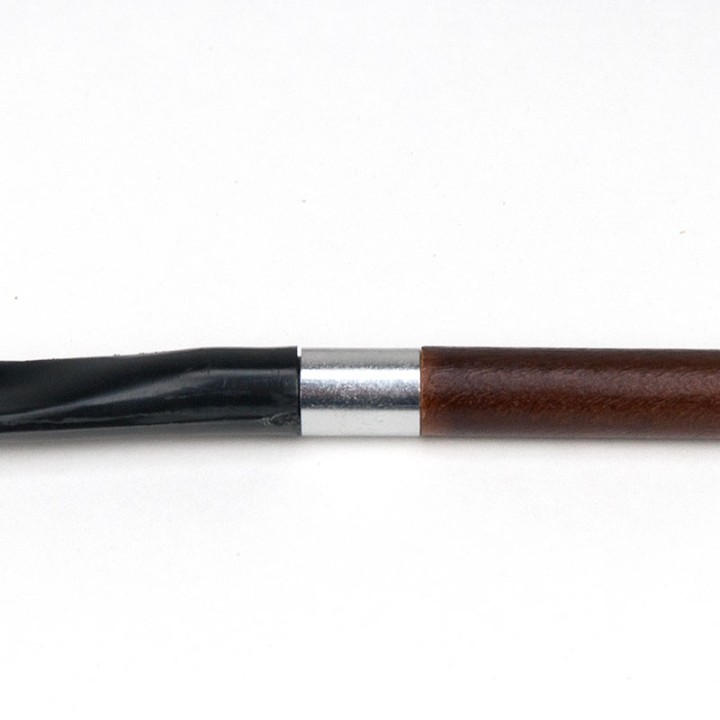 Vintage slacouvert in teak en kunststof