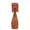 Mid-Century teak wood figurine of a dog