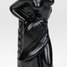Mid-Century 1950/60s vase with woman standing against palm tree