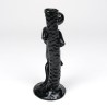Mid-Century 1950/60s vase with woman standing against palm tree