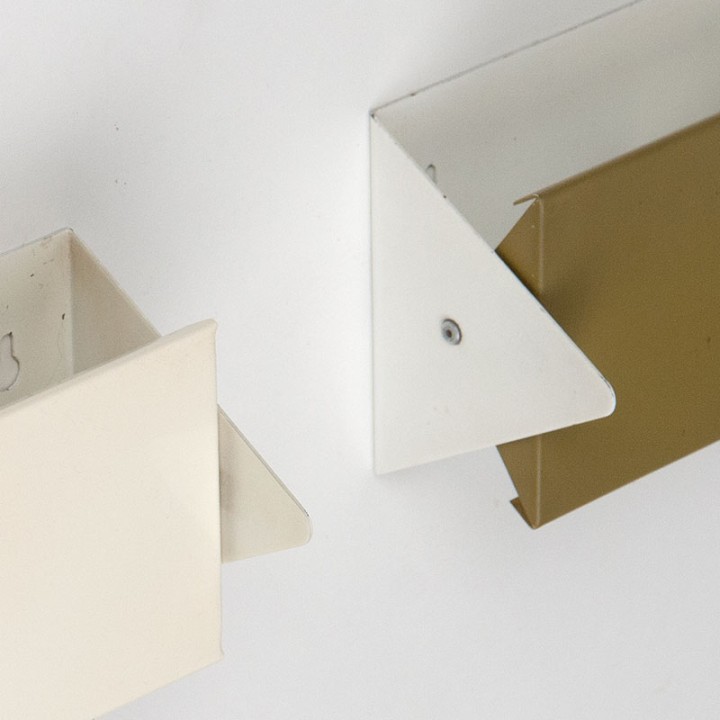 Set of 2 Mid-Century model 7013 Anvia wall lamps